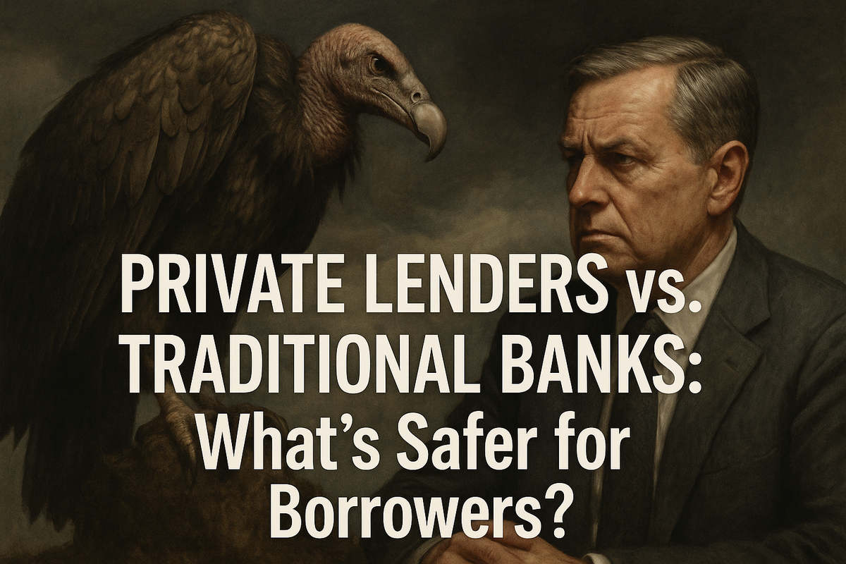 Private Lenders vs. Traditional Banks: What’s Safer for Borrowers?