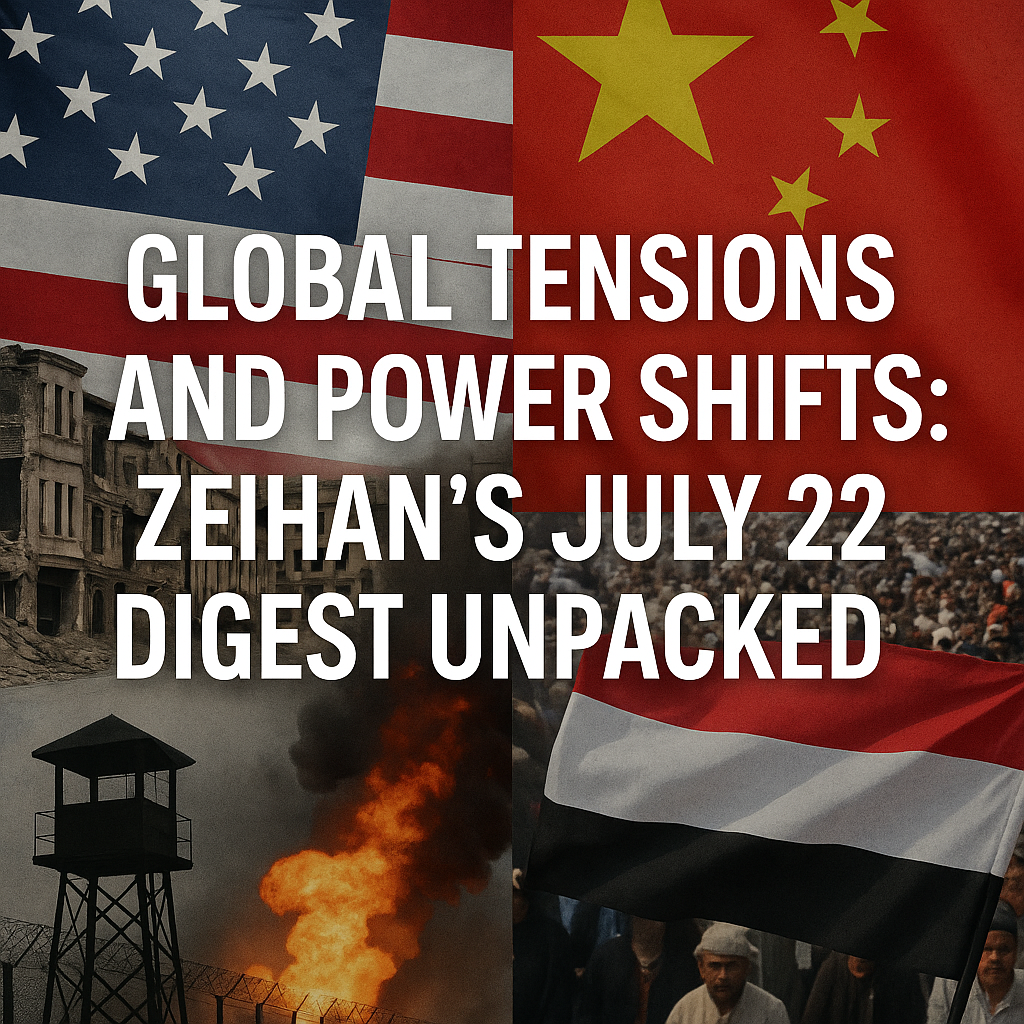 "Power Shifts and Global Tensions: What Zeihan’s July Digest Reveals"