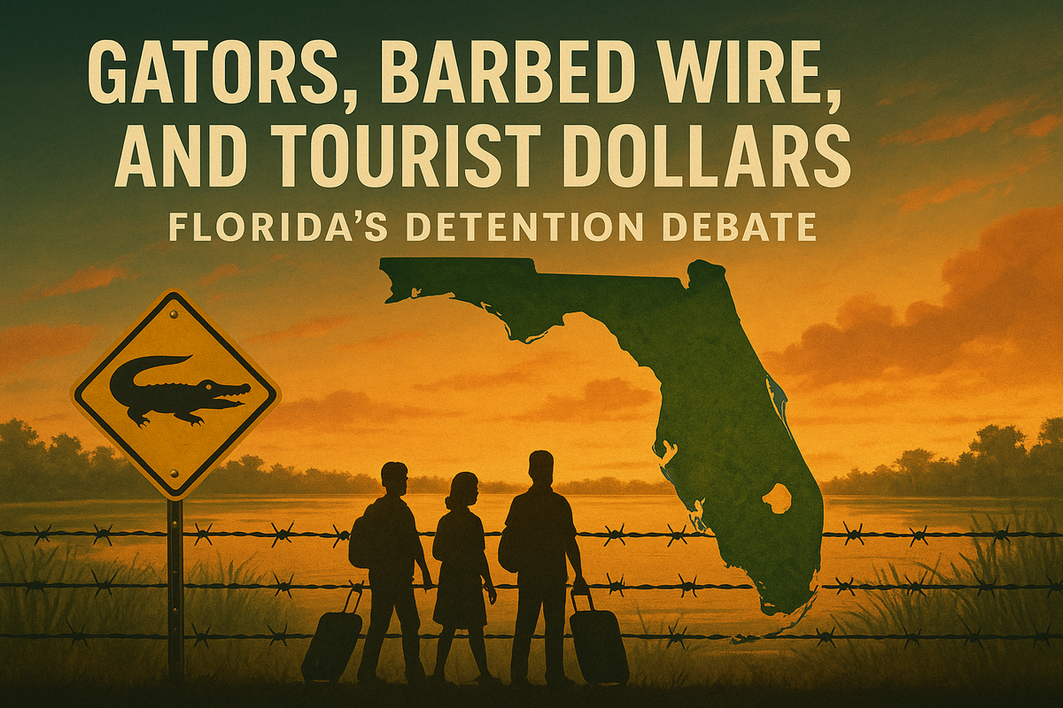 Alligator Alcatraz: Florida’s Detention Camp That Could Drain a Quarter‑Billion in Mexican Tourist Dollars