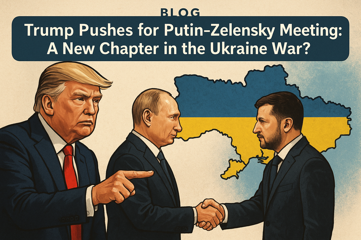 The Summit That Could Change Everything: Trump, Putin, and Zelenskyy